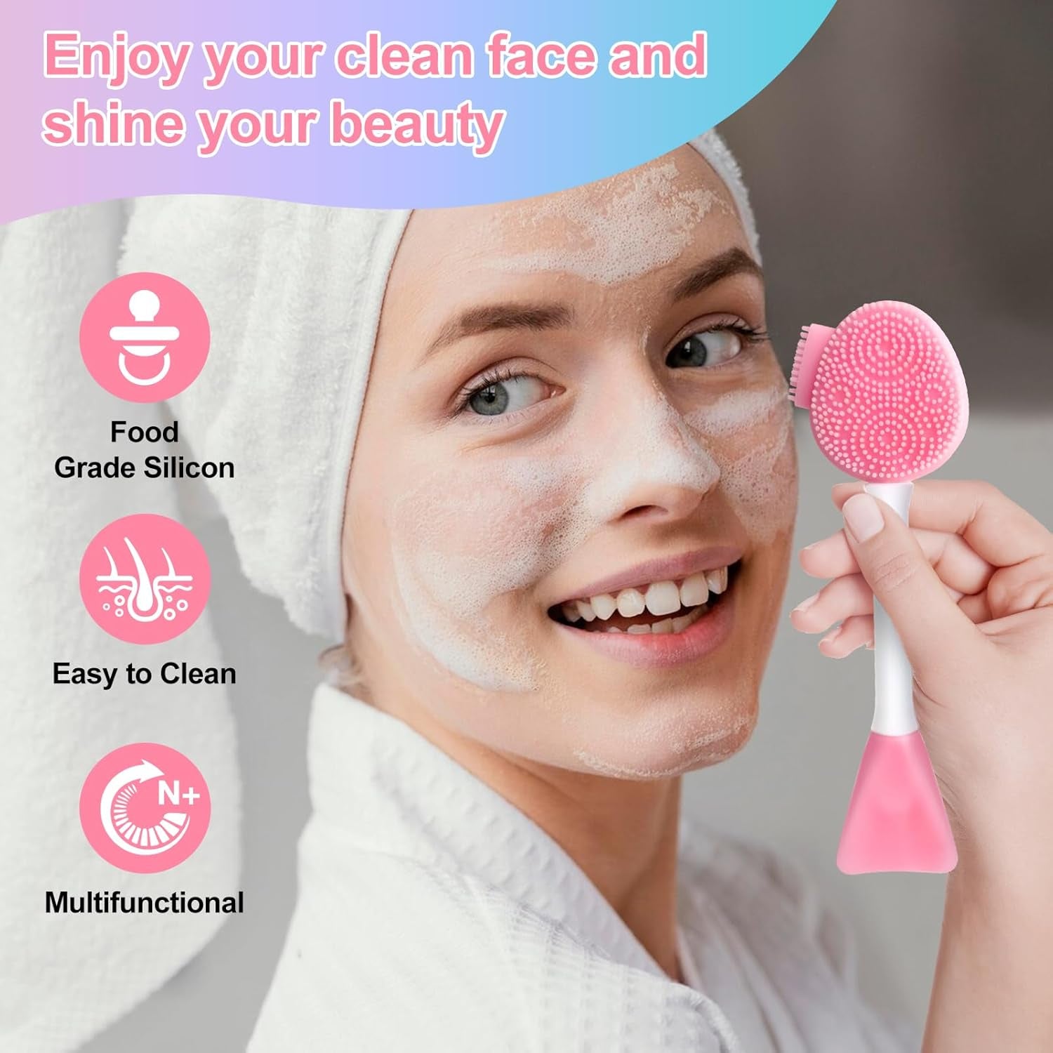 Advanced Facial Exfoliating Tool - Gently Removes Dead Skin For Smooth, Glowing Complexion