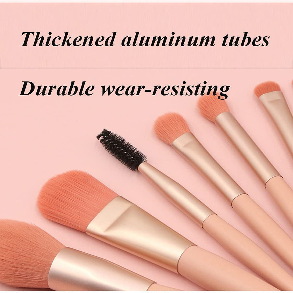 Professional 8-Piece Makeup Brush Set - Premium Brushes For Flawless Application