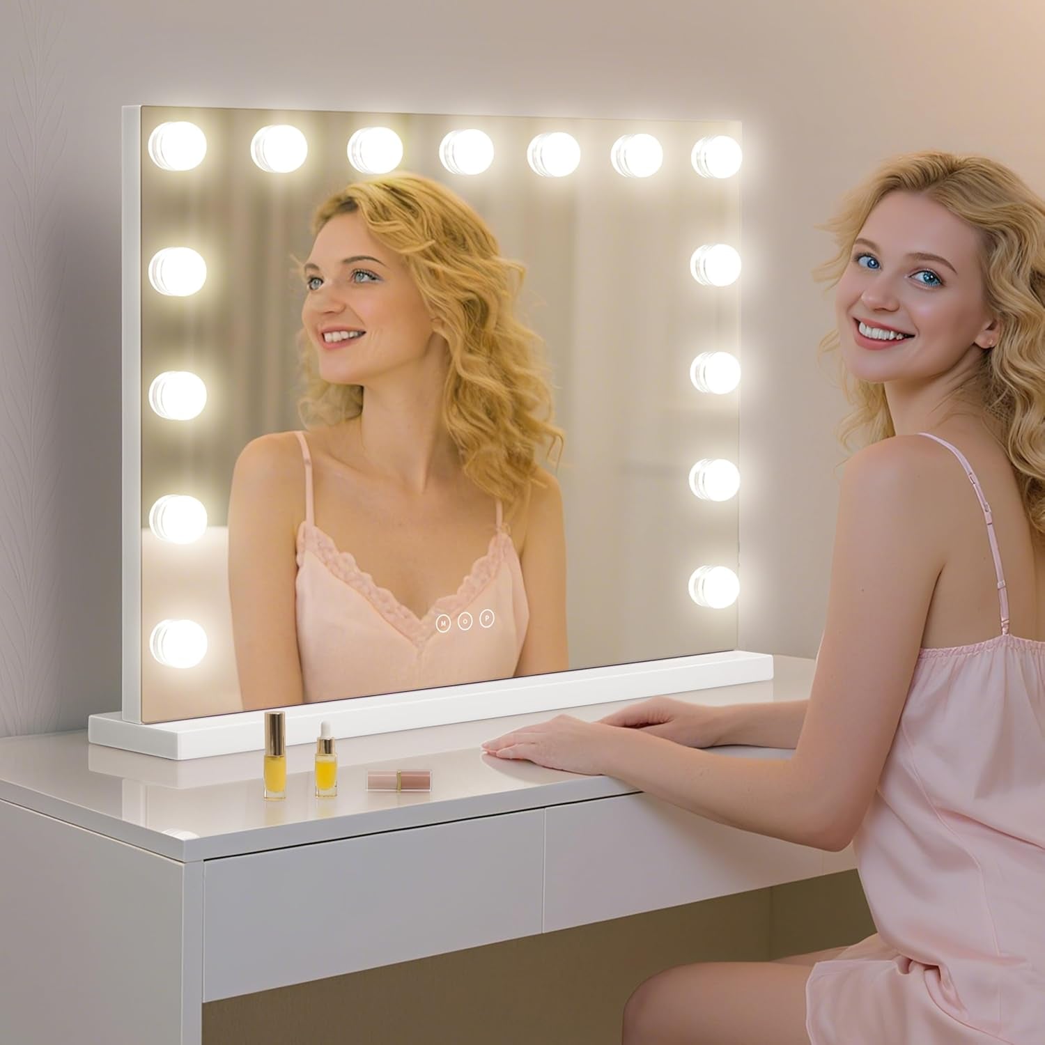 Premium LED Vanity Mirror with Adjustable Brightness – Sleek & Functional Design