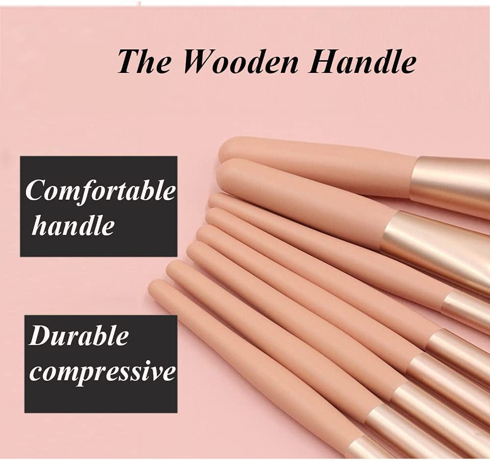 Professional 8-Piece Makeup Brush Set - Premium Brushes For Flawless Application